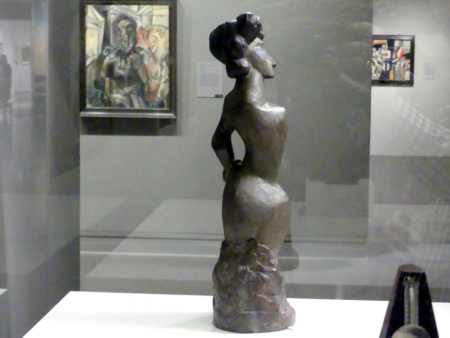 Max Weber (1912–1917), Figur in in Rotation, New York, Metropolitan Museum of Art (Met), Saal 908, 1917, Bild 4/5