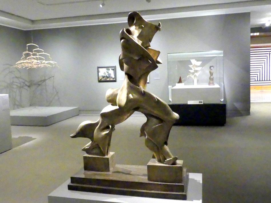 Umberto Boccioni (1910–1914), Einzigartige Formen der Kontinuität im Raum, New York, Metropolitan Museum of Art (Met), Saal 908, 1913, Bild 2/4