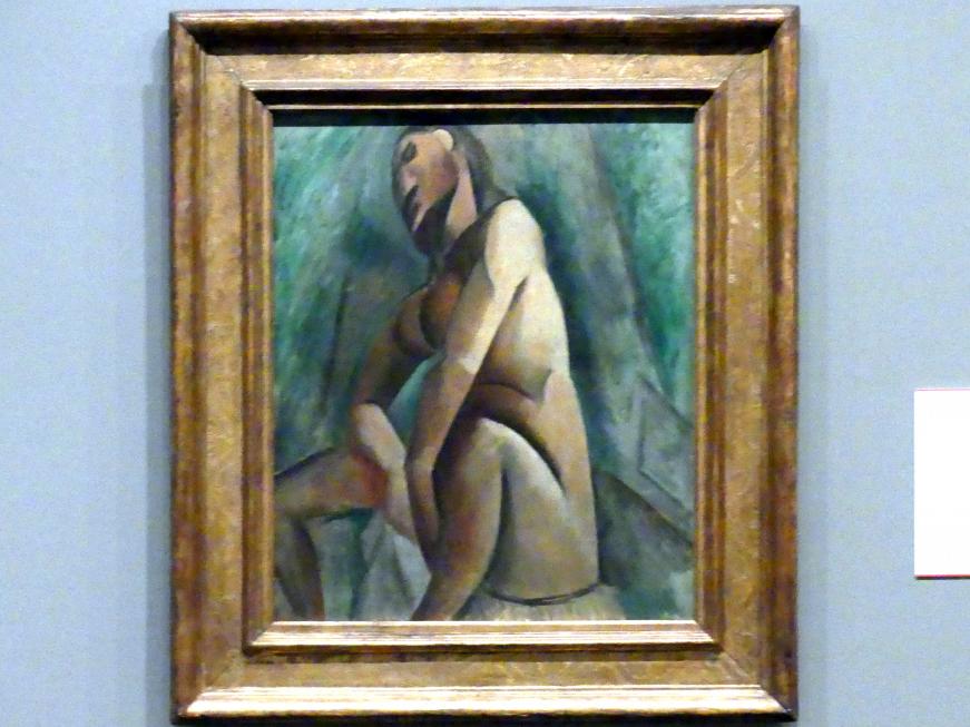 Pablo Picasso (1897–1972), Sitzender weiblicher Akt, New York, Metropolitan Museum of Art (Met), Saal 908, 1908