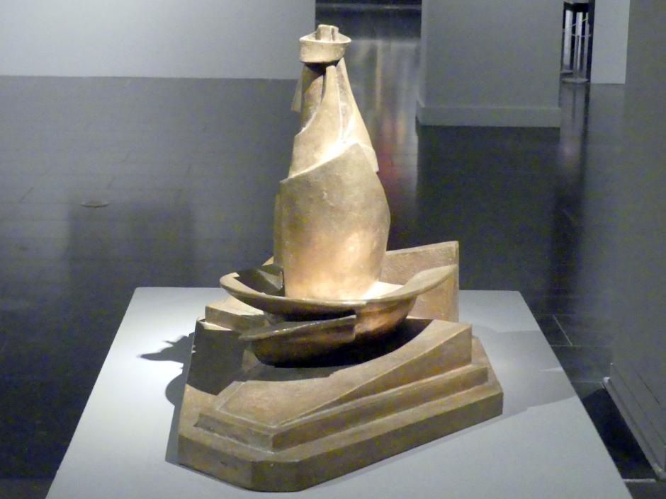 Umberto Boccioni (1910–1914), Entwicklung einer Flasche im Raum, New York, Metropolitan Museum of Art (Met), Saal 908, 1913, Bild 4/5