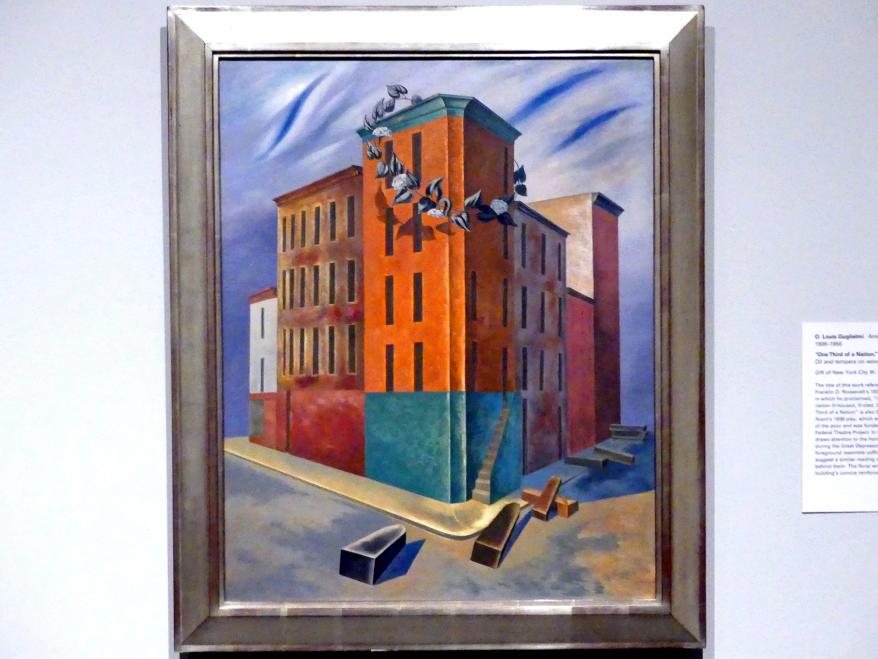 Osvaldo Louis Guglielmi (1931–1939), "Ein Drittel einer Nation", New York, Metropolitan Museum of Art (Met), Saal 909, 1939