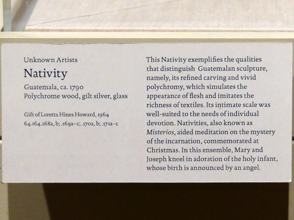 Christi Geburt, New York, Metropolitan Museum of Art (Met), Saal 749, um 1790, Bild 2/2