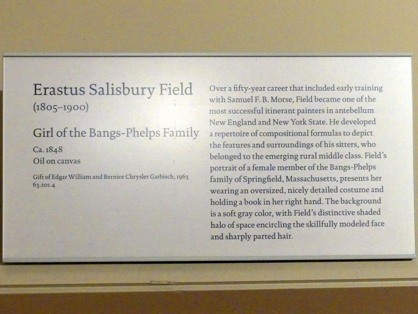Erastus Salisbury Field (1848): Mädchen der Bangs-Phelps-Familie, um 1848, Bild 2/2