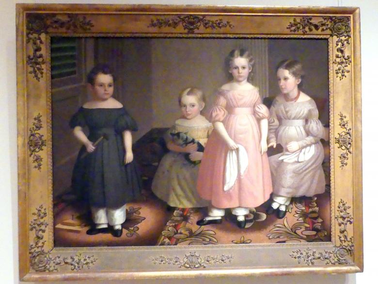 Oliver Tarbell Eddy (1839), Die Alling-Kinder, New York, Metropolitan Museum of Art (Met), Saal 751, um 1839