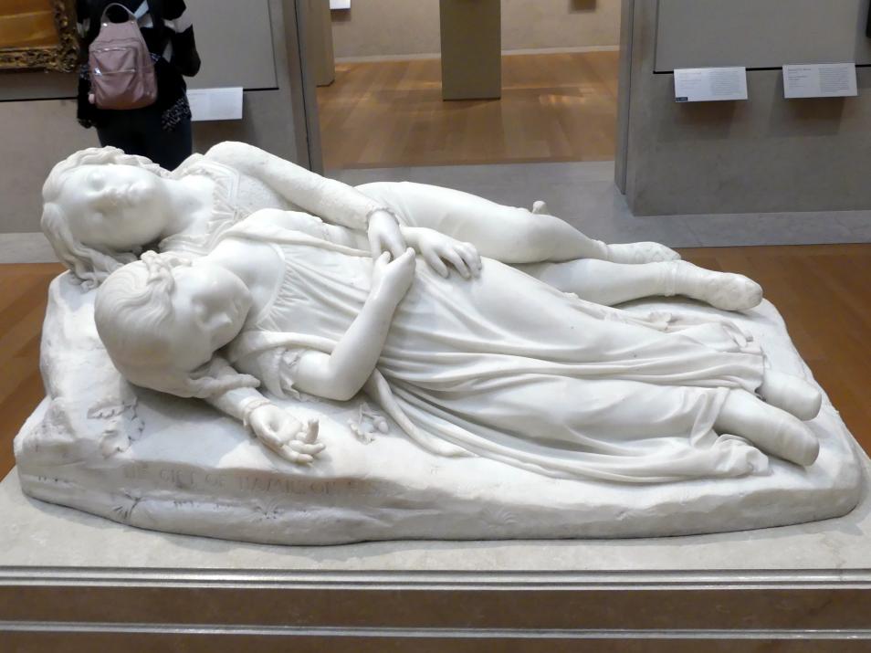 Thomas Crawford (1842–1850), The Babes in the Wood, New York, Metropolitan Museum of Art (Met), Saal 756, um 1850
