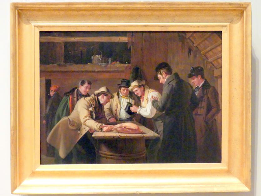 William Sidney Mount: Die Verlosung (Verlosung um die Gans), 1837