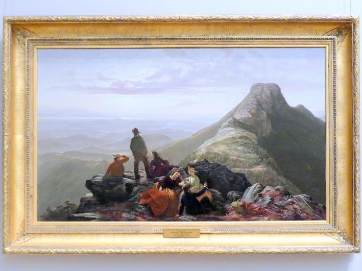 Jerome B. Thompson: Die verspätete Party auf dem Mansfield Mountain, 1858