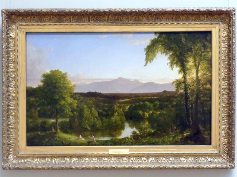 Thomas Cole (1828–1848), Blick auf den Catskill - Frühherbst, New York, Metropolitan Museum of Art (Met), Saal 759, 1836–1837
