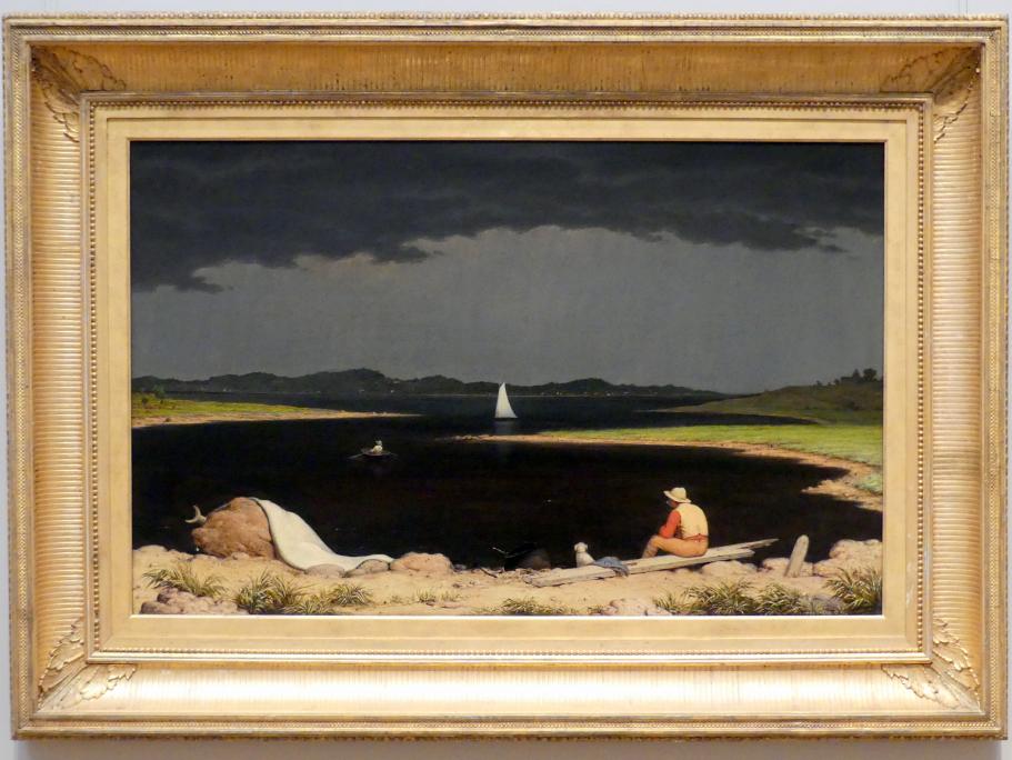 Martin Johnson Heade (1859–1902), Aufziehendes Gewitter, New York, Metropolitan Museum of Art (Met), Saal 761, 1859