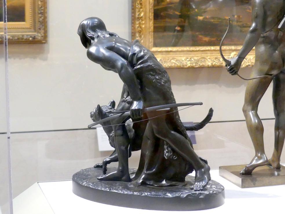 John Quincy Adams Ward (1860–1865), Indianischer Jäger, New York, Metropolitan Museum of Art (Met), Saal 761, 1860, Bild 3/4