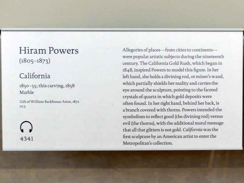 Hiram Powers: Kalifornien, 1850 - 1855, Bild 6/6