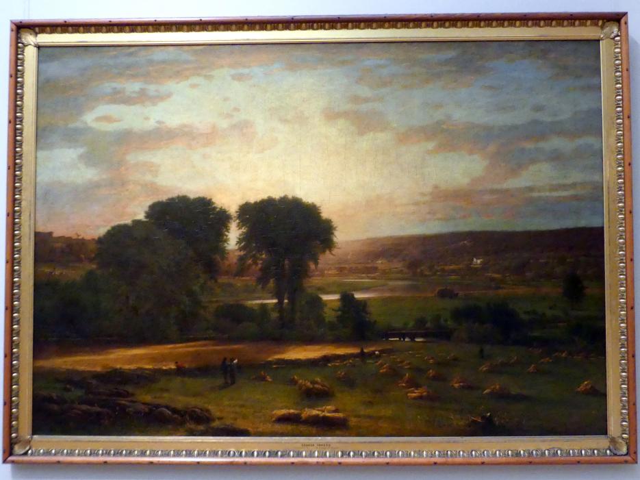 George Inness (1849–1891), Frieden und Fülle, New York, Metropolitan Museum of Art (Met), Saal 760, 1865