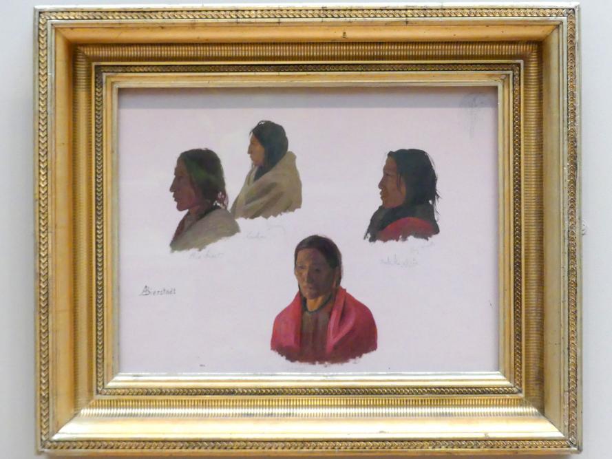 Albert Bierstadt: Studien von Indianerhäuptlingen in Fort Laramie, um 1859