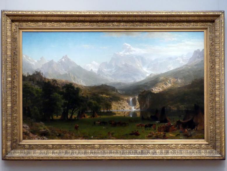 Albert Bierstadt (1859–1883): Die Rocky Mountains, Lander's Peak, 1863