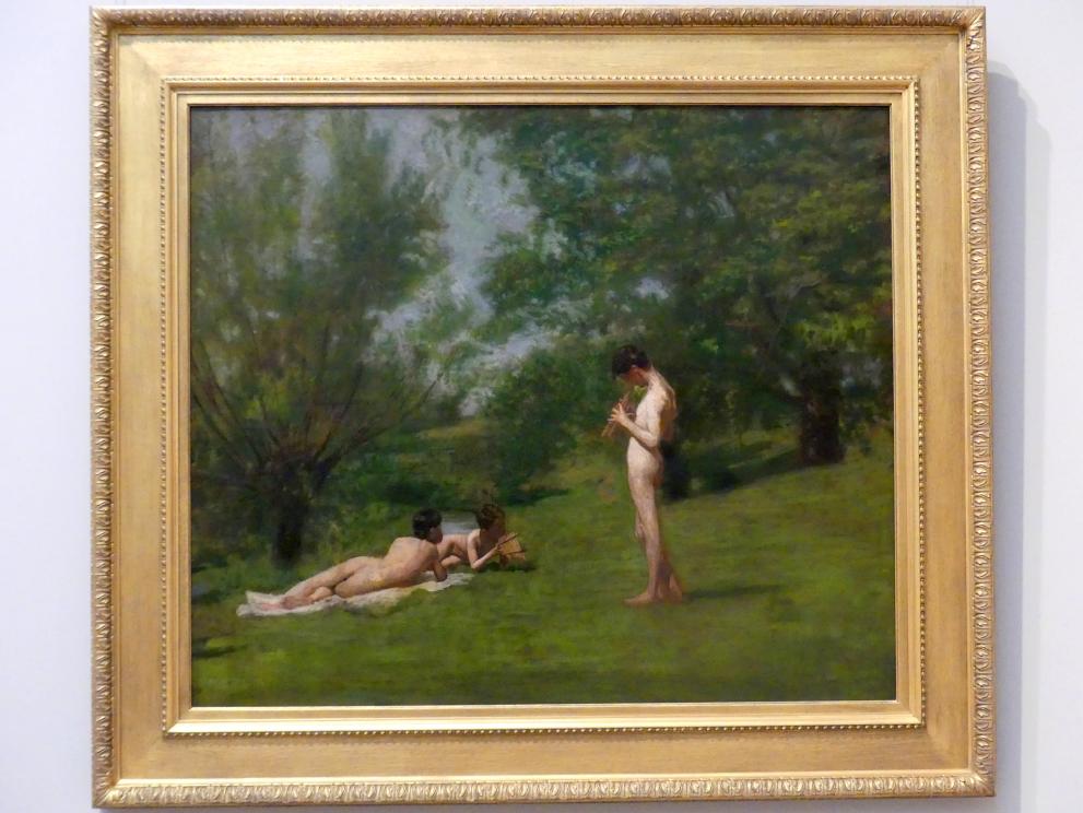 Thomas Eakins (1869–1900), Arcadia, New York, Metropolitan Museum of Art (Met), Saal 764, 1883, Bild 1/2