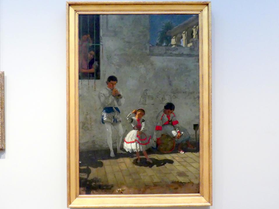 Thomas Eakins (1869–1900), Straßenszene in Sevilla, New York, Metropolitan Museum of Art (Met), Saal 764, 1870