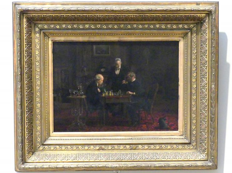 Thomas Eakins (1869–1900), Die Schachspieler, New York, Metropolitan Museum of Art (Met), Saal 764, 1876, Bild 1/2