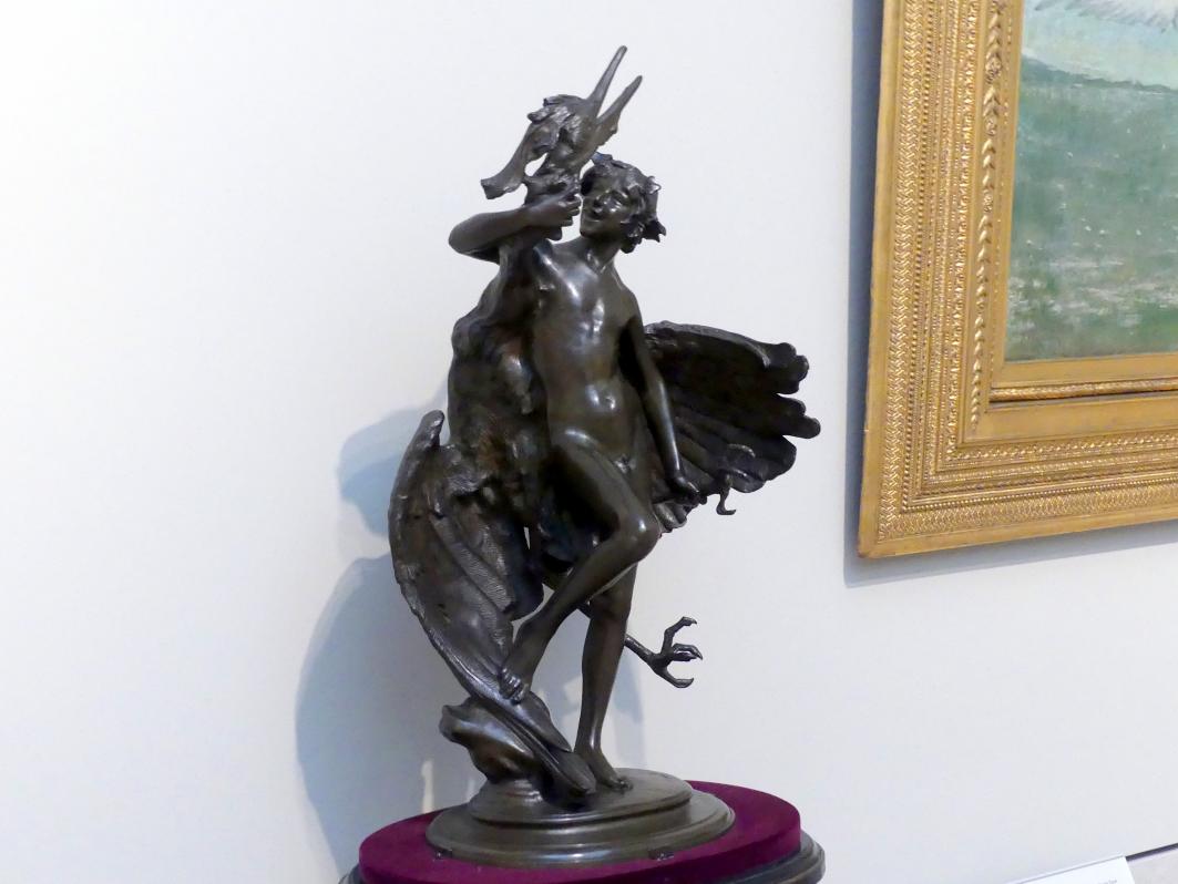 Frederick William MacMonnies (1888–1898), Junger Faun mit Reiher, New York, Metropolitan Museum of Art (Met), Saal 766, 1889–1890, Bild 2/4