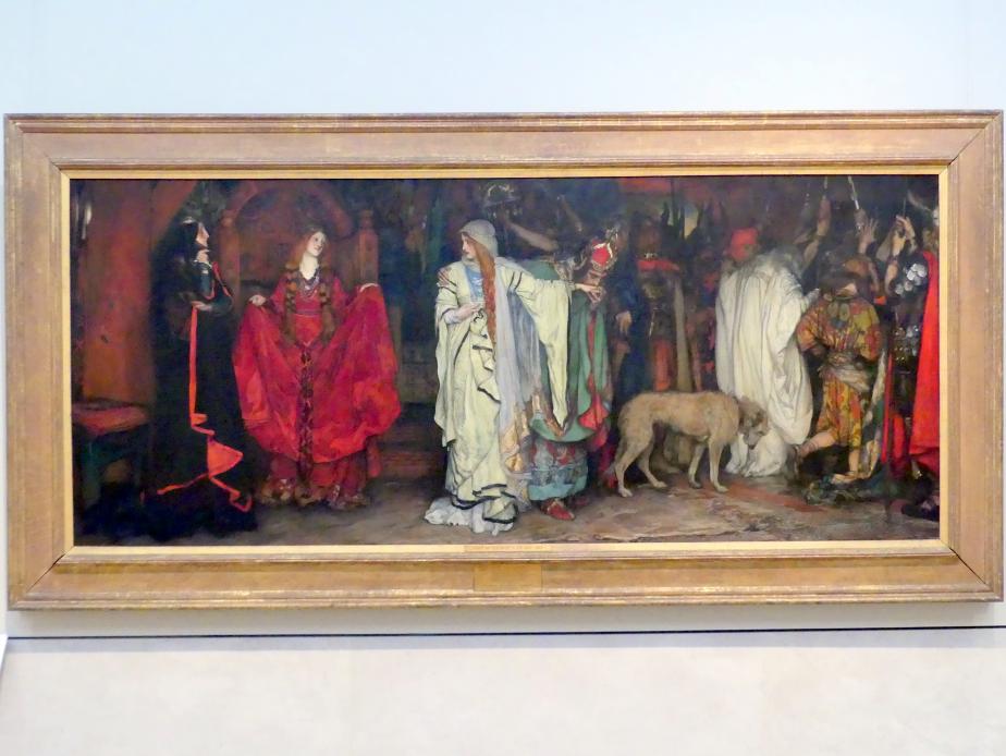 Edwin Austin Abbey (1898), König Lear, 1. Akt, 1.Szene, New York, Metropolitan Museum of Art (Met), Saal 766, 1898
