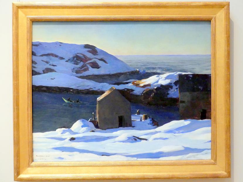 Rockwell Kent (1907), Winter, Monhegan Island, New York, Metropolitan Museum of Art (Met), Saal 769, 1907, Bild 1/2