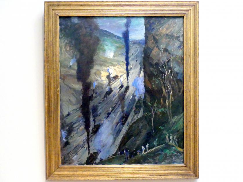 Jonas Lie: Die Eroberer (Culebra Cut, Panamakanal), 1913