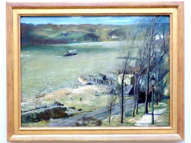 George Wesley Bellows (1908–1912), Den Hudson stromaufwärts, New York, Metropolitan Museum of Art (Met), Saal 769, 1908, Bild 1/2