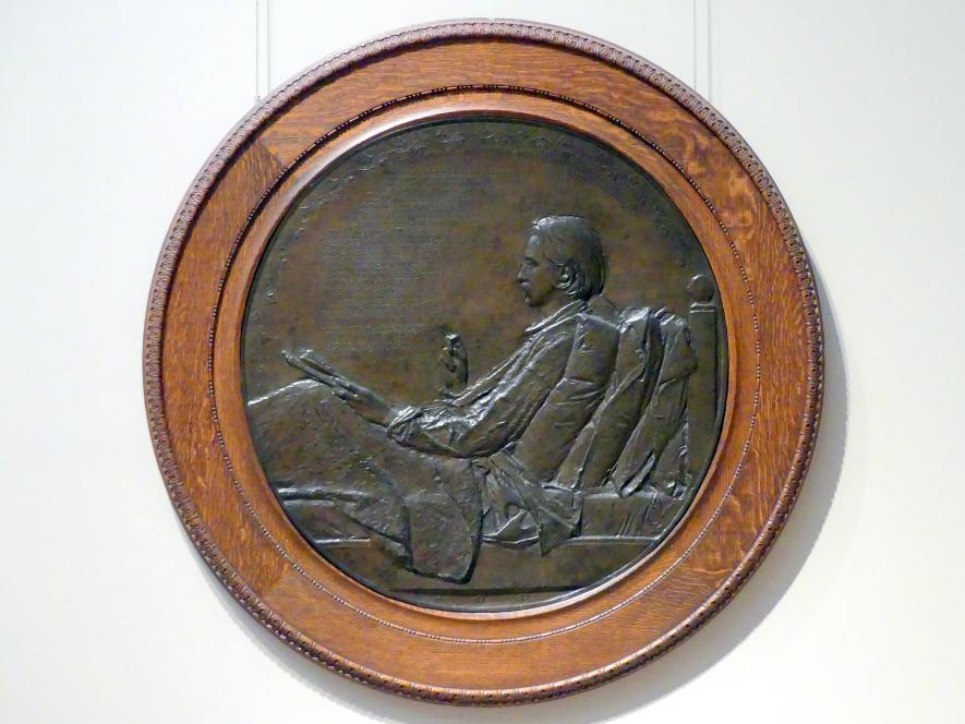 Augustus Saint-Gaudens (1872–1905), Robert Louis Stevenson, New York, Metropolitan Museum of Art (Met), Saal 771, 1887–1888