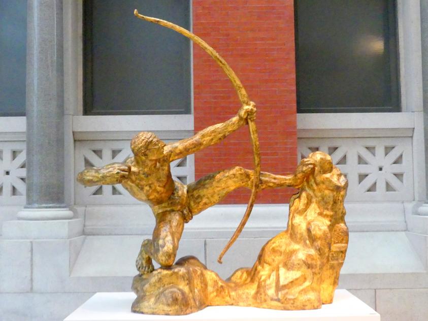 Antoine Bourdelle (Émile-Antoine Bourdelle) (1900–1909), Herkules der Bogenschütze, New York, Metropolitan Museum of Art (Met), Saal 548, 1909