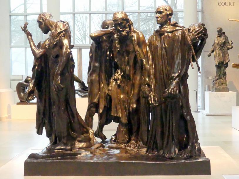 Auguste Rodin (1863–1917), Die Bürger von Calais, New York, Metropolitan Museum of Art (Met), Saal 548, 1884–1895, Bild 1/8