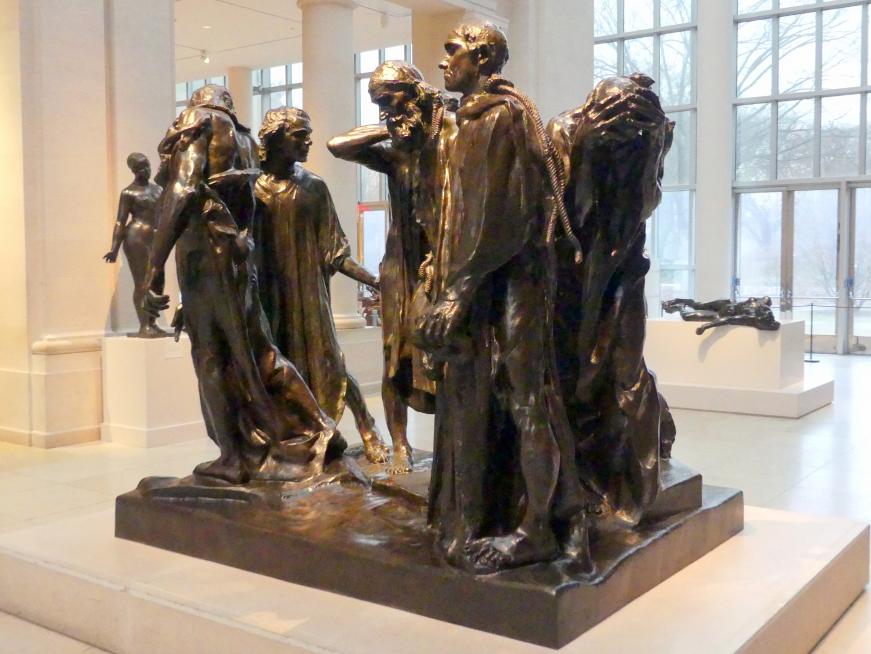 Auguste Rodin (1863–1917), Die Bürger von Calais, New York, Metropolitan Museum of Art (Met), Saal 548, 1884–1895, Bild 2/8