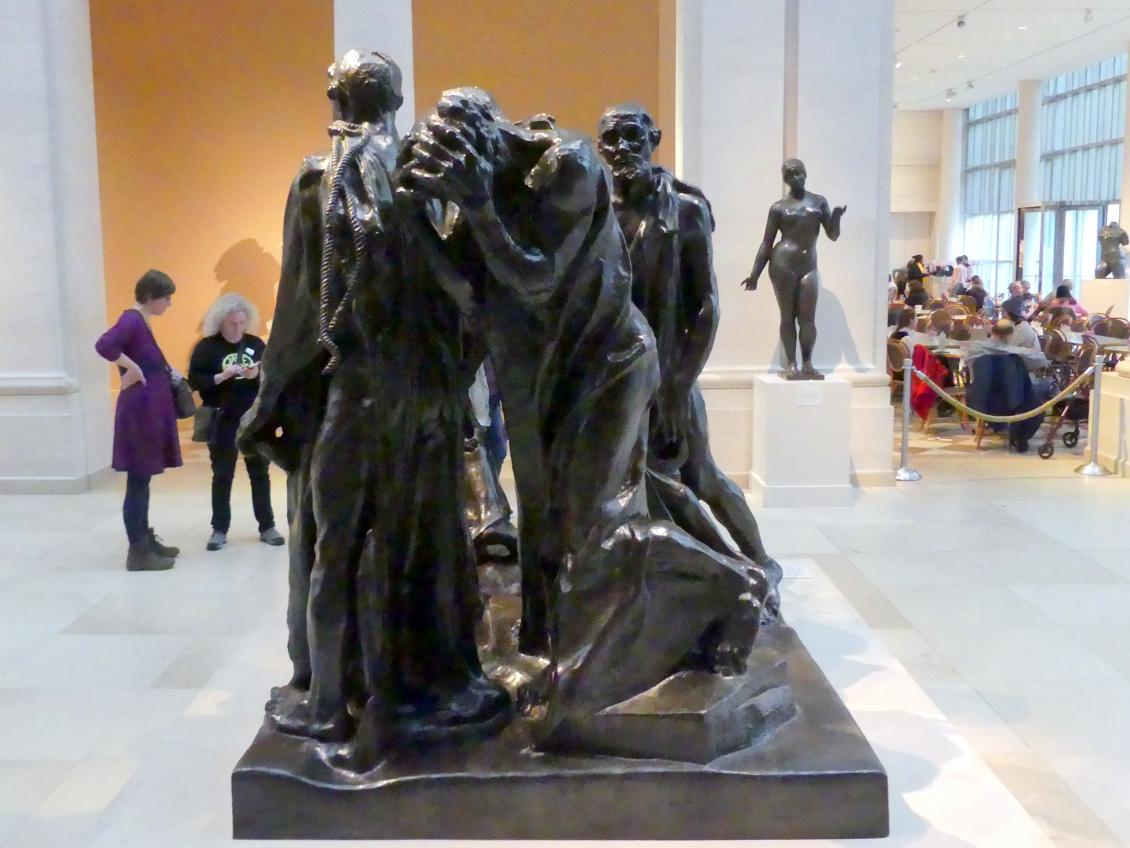 Auguste Rodin (1863–1917), Die Bürger von Calais, New York, Metropolitan Museum of Art (Met), Saal 548, 1884–1895, Bild 6/8