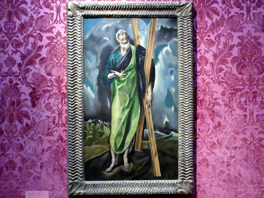 El Greco (Werkstatt) (1610), Heiliger Andreas, New York, Metropolitan Museum of Art (Met), Saal 958, um 1610