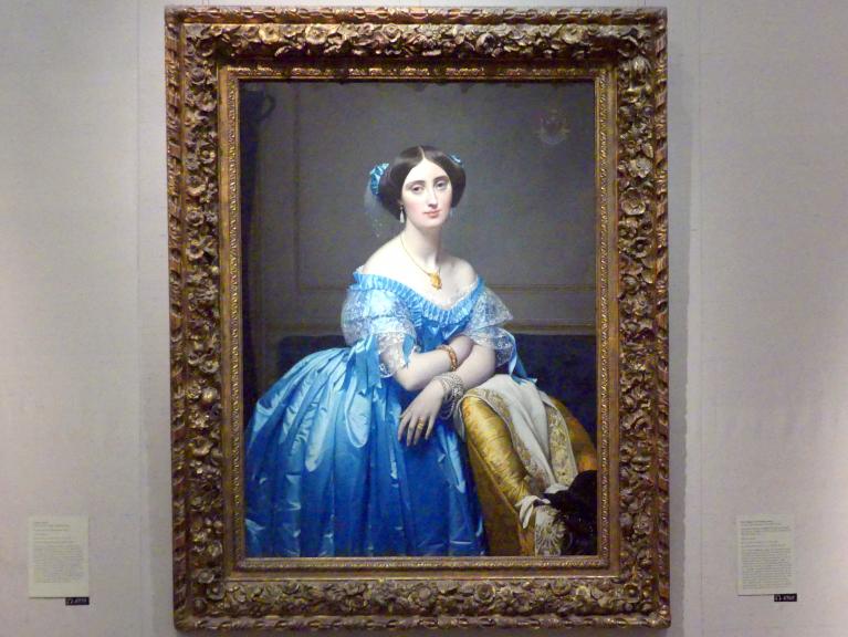 Jean-Auguste-Dominique Ingres (1810 - 1852): Éléonore‑Marie‑Pauline de Galard de Brassac de Béarn (1825–1860), Princesse de Broglie, 1851 - 1853