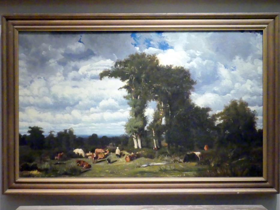 Jules Dupré (1836 - 1837): Landschaft mit Rindern in Limousin, 1837