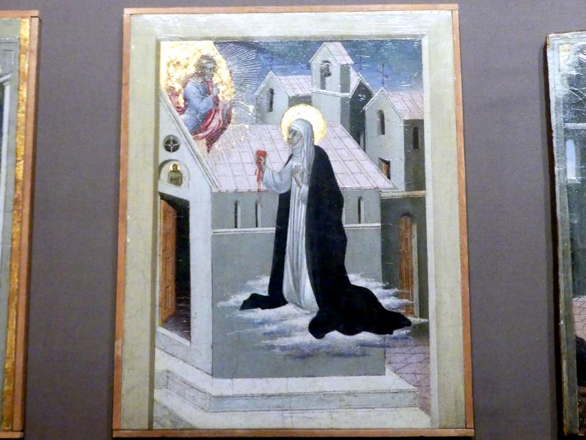 Giovanni di Paolo: Die Heilige Katharina von Siena tauscht ihr Herz mit Christus, Undatiert