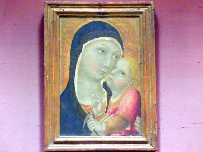 Sano di Pietro: Maria mit Kind, Undatiert