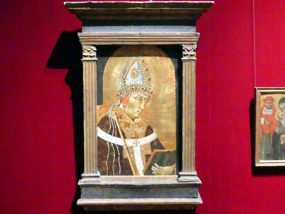 Giovanni di Paolo (1435–1475), Heiliger Ambrosius, New York, Metropolitan Museum of Art (Met), Saal 956, 1465–1470