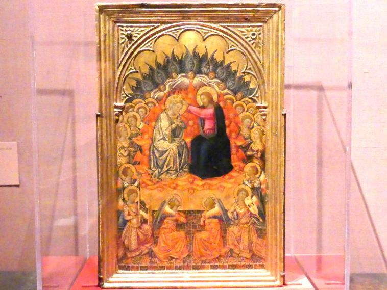 Niccolò di Buonaccorso (1380–1384), Krönung Mariens, New York, Metropolitan Museum of Art (Met), Saal 952, um 1380