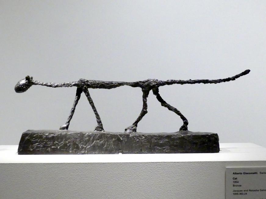 Alberto Giacometti (1914–1965), Katze, New York, Metropolitan Museum of Art (Met), Saal 907, 1954