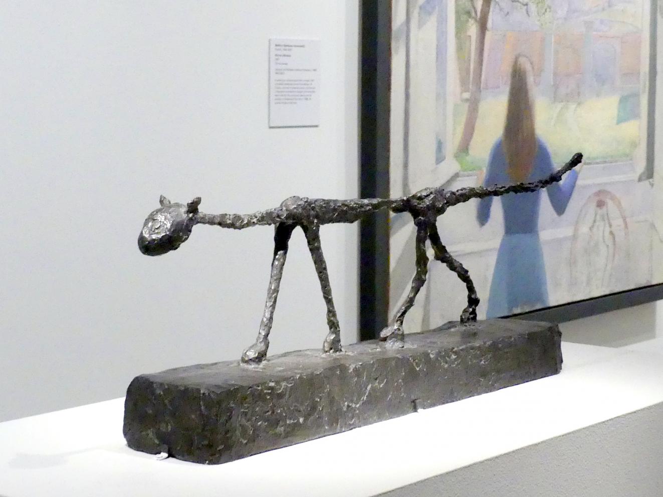 Alberto Giacometti (1914–1965), Katze, New York, Metropolitan Museum of Art (Met), Saal 907, 1954, Bild 2/4
