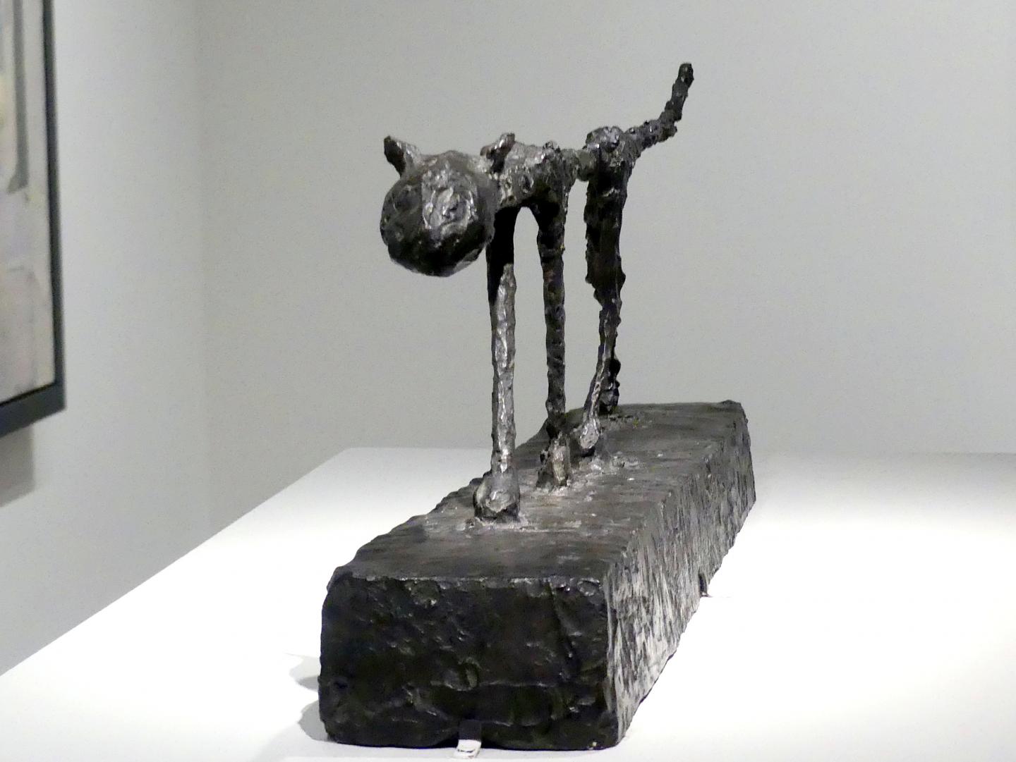Alberto Giacometti (1914–1965), Katze, New York, Metropolitan Museum of Art (Met), Saal 907, 1954, Bild 3/4