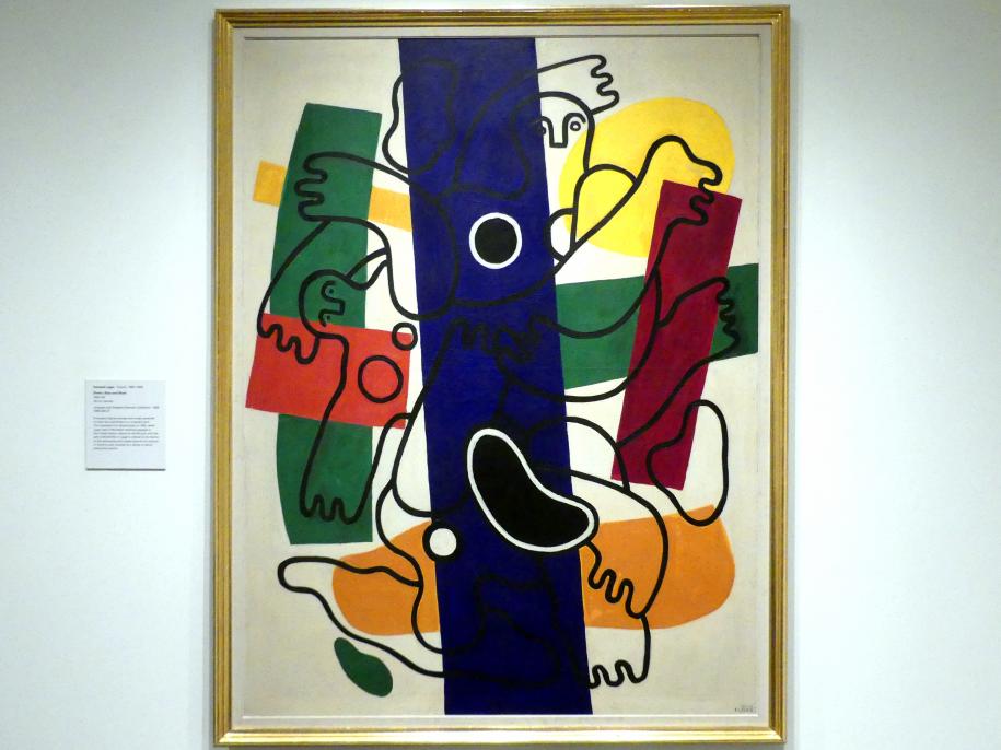 Fernand Léger (1912–1954), Taucher, Blau und Schwarz, New York, Metropolitan Museum of Art (Met), Saal 906, 1942–1943