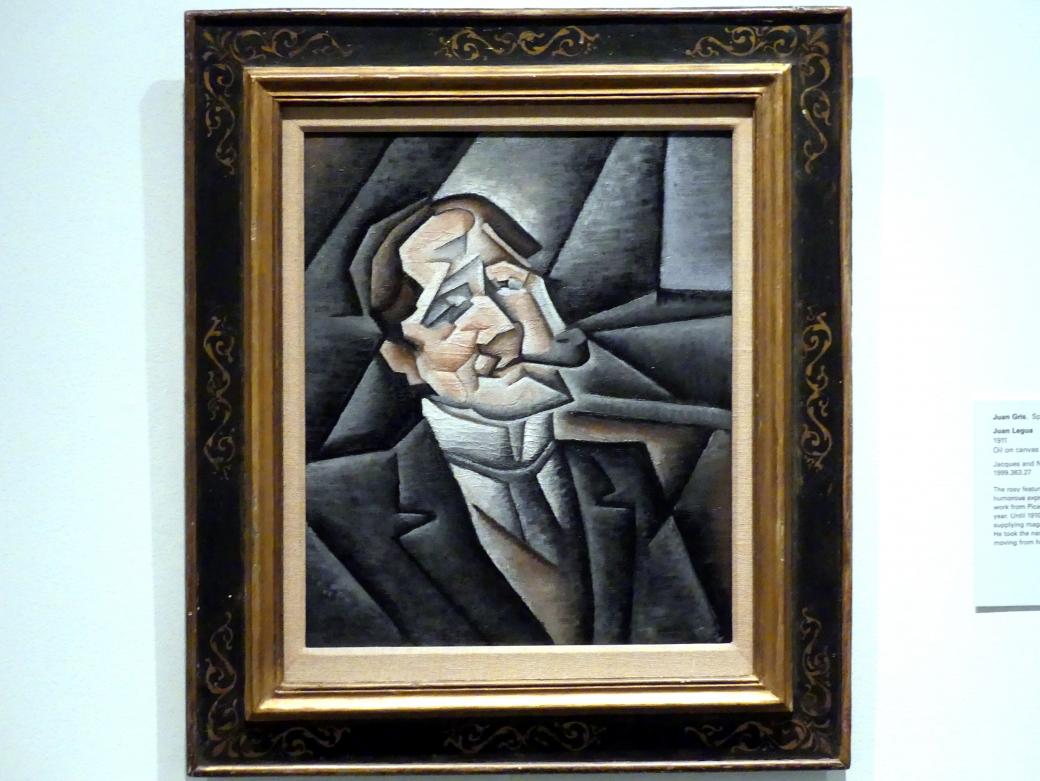 Juan Gris (1911–1926), Juan Legua, New York, Metropolitan Museum of Art (Met), Saal 905, 1911