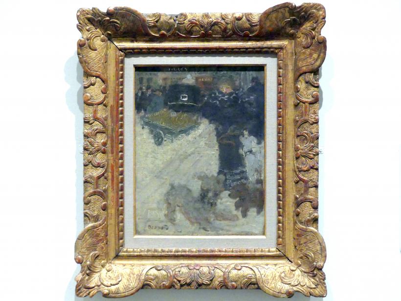 Pierre Bonnard (1893–1943): Straßenszene, Place Clichy, 1895