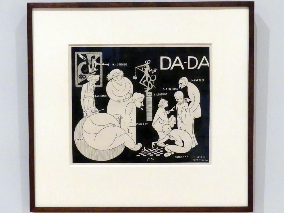 Richard Boix (1921), Da-Da (New Yorker Dada-Gruppe), New York, Museum of Modern Art (MoMA), Saal 508, 1921, Bild 1/2