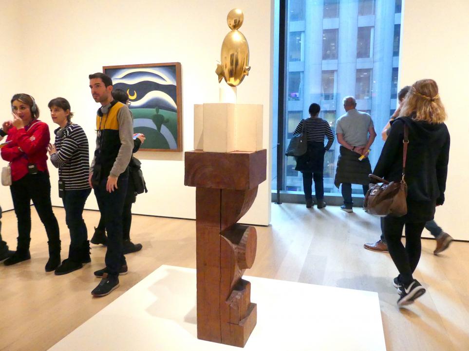 Constantin Brâncuși (1911–1942), Blonde Negerin II, New York, Museum of Modern Art (MoMA), Saal 514, 1933, Bild 3/5
