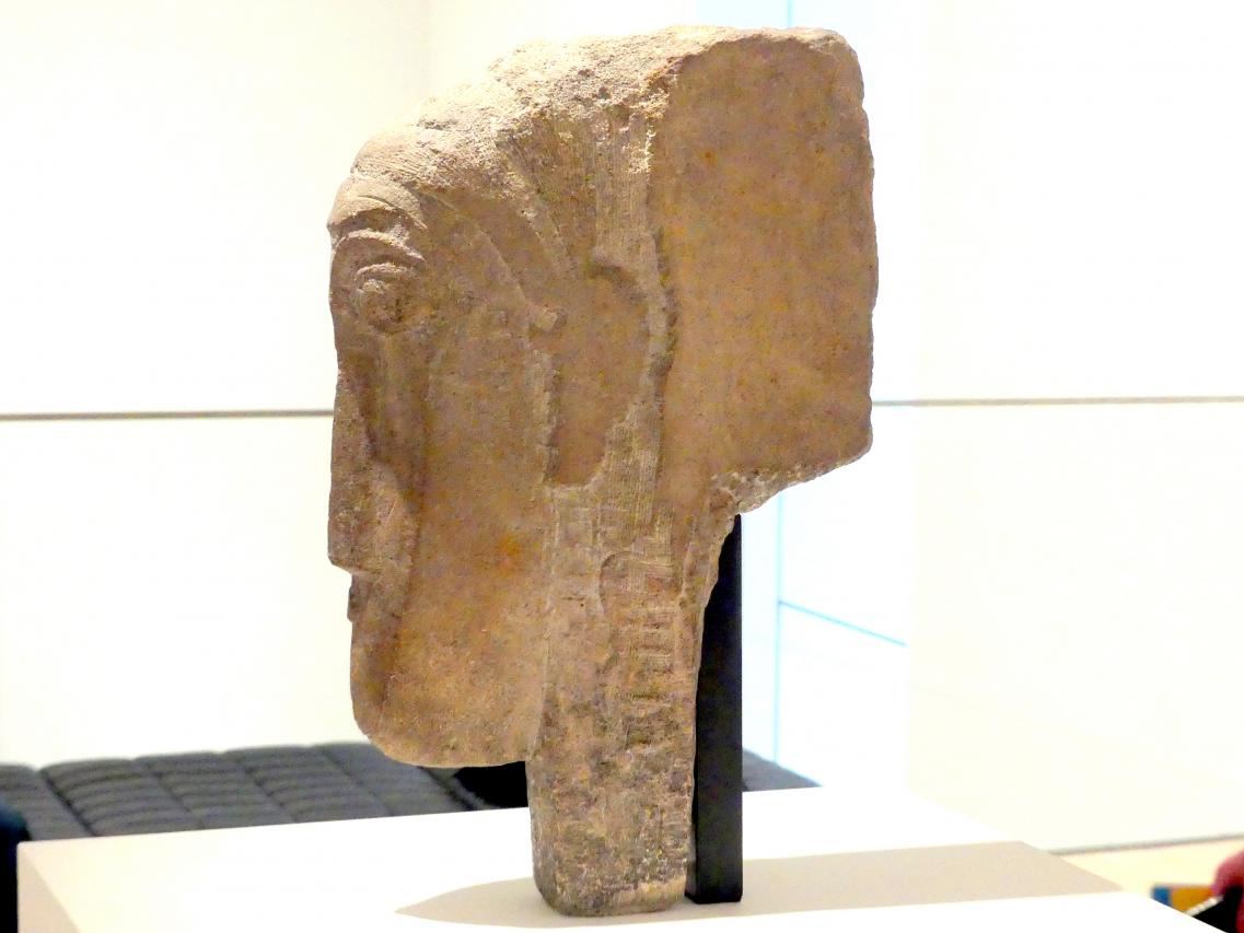 Amedeo Modigliani (1911–1918), Kopf, New York, Museum of Modern Art (MoMA), Saal 518, 1915, Bild 3/4