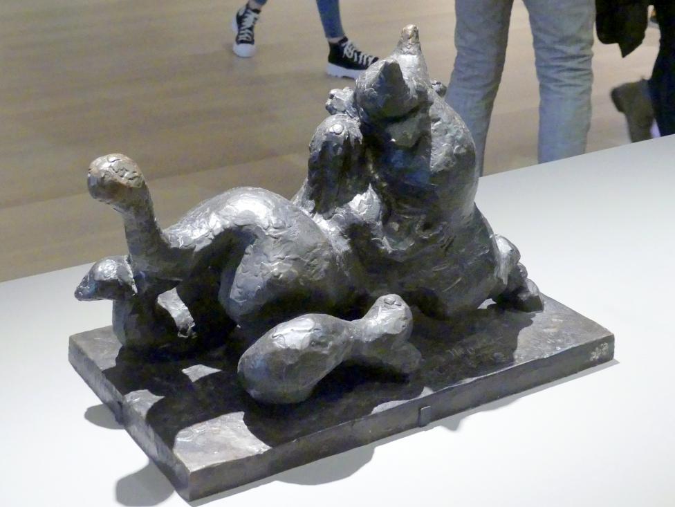 Jacques Lipchitz (1913–1938), Raub der Europa II, New York, Museum of Modern Art (MoMA), Saal 522, 1938, Bild 3/4