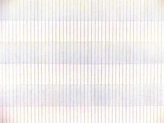 Agnes Martin (1960–1999), Der Baum, New York, Museum of Modern Art (MoMA), Saal 413, 1964, Bild 2/3