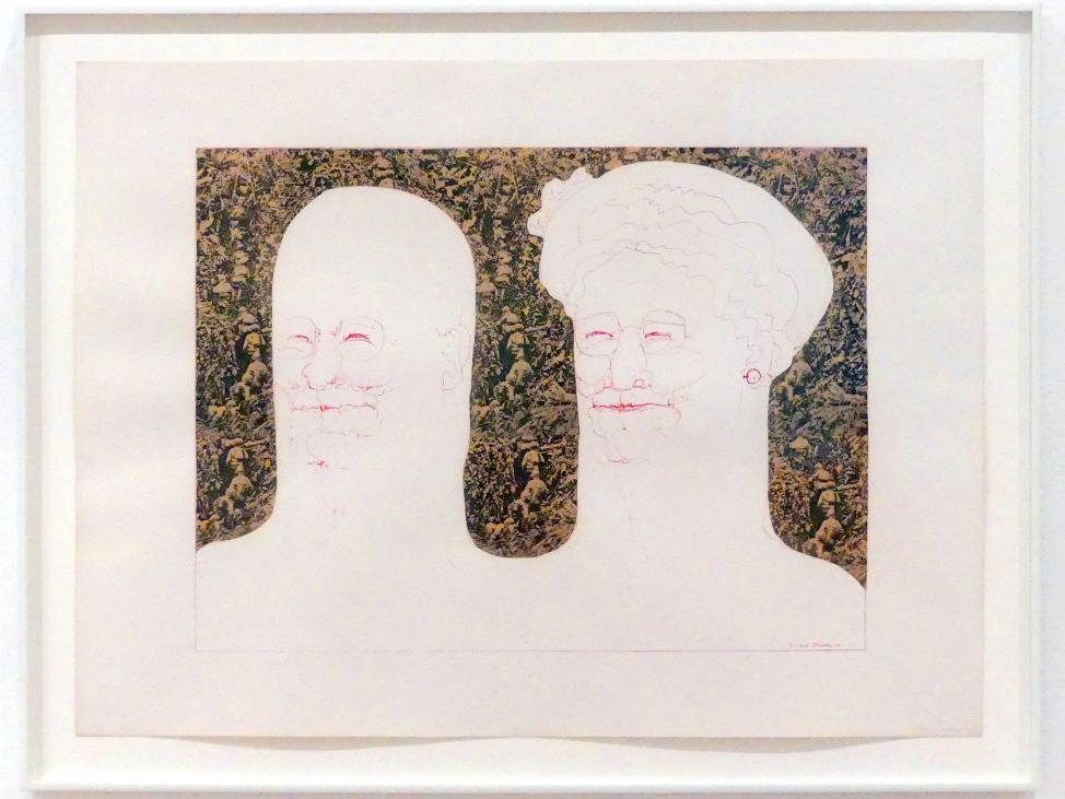 May Stevens (1970–1971), Das Paar, New York, Museum of Modern Art (MoMA), Saal 420, 1971